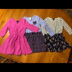 Lot of 3 Gap Kids/Gymboree dresses
